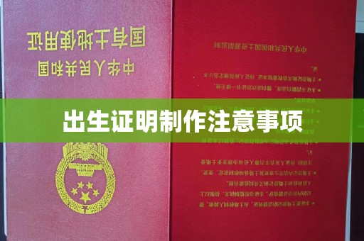 迎江出生证明制作注意事项