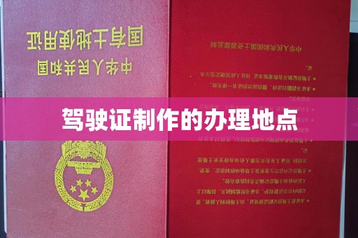 迎江驾驶证制作的办理地点