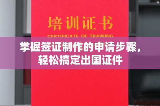 迎江掌握签证制作的申请步骤，轻松搞定出国证件