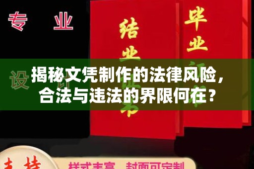 迎江揭秘文凭制作的法律风险，合法与违法的界限何在？