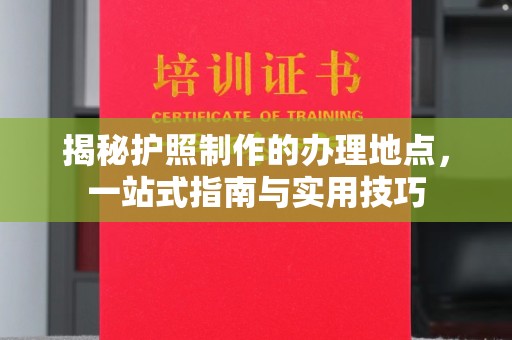 迎江揭秘护照制作的办理地点，一站式指南与实用技巧