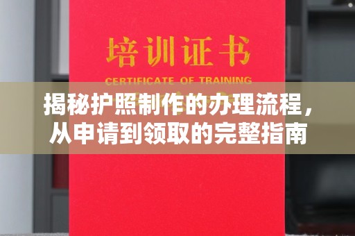 迎江揭秘护照制作的办理流程，从申请到领取的完整指南
